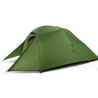 Палатка одноместная Naturehike Cloud Up 1 Updated NH18T010-T 20D темно-зеленая (6927595765678)