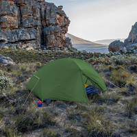 Палатка двухместная Naturehike Mongar NH17T007-M 210T темно-зеленая (6927595767658)