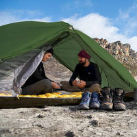 Палатка двухместная Naturehike Mongar NH17T007-M 210T темно-зеленая (6927595767658)