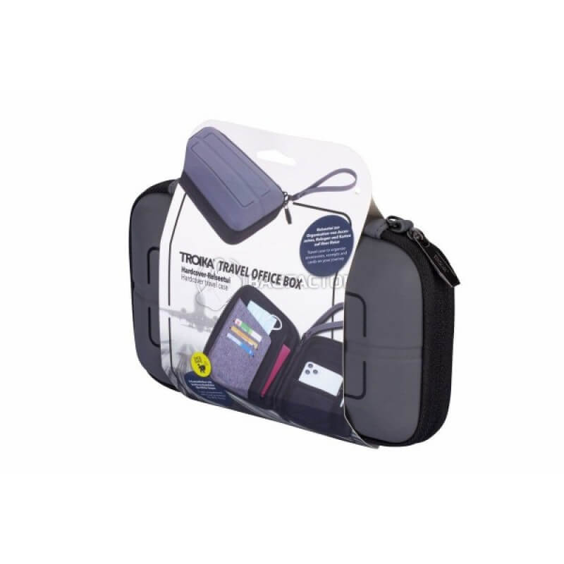 Дорожный органайзер-кошелек Troika Travel Office Box серый (TBO01/GY)