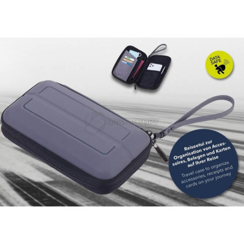 Дорожный органайзер-кошелек Troika Travel Office Box серый (TBO01/GY)