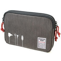 Органайзер для аксессуаров Troika Zipper BUSINESS TECH POUCH 2 серый (BBG64/GY)