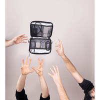 Органайзер для аксессуаров Troika Zipper BLACK TECH POUCH 2 черный (BBL64/BK)