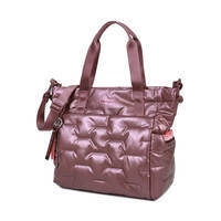 Женская сумка Hedgren Cocoon Puffer Tote Bag 15.71л Dusty Rose (HCOCN03/887-02)