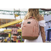 Городской рюкзак антивор Pacsafe GO 15L 6 ст. защиты Розовый (35110340)