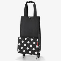 Сумка-трансформер на колесах Reisenthel 29x66x27 см 30 л dots white (HK7073)