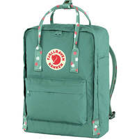 Городской рюкзак Fjallraven Kanken 16 л Frost Green-Confetti Pattern (23510.664-916)
