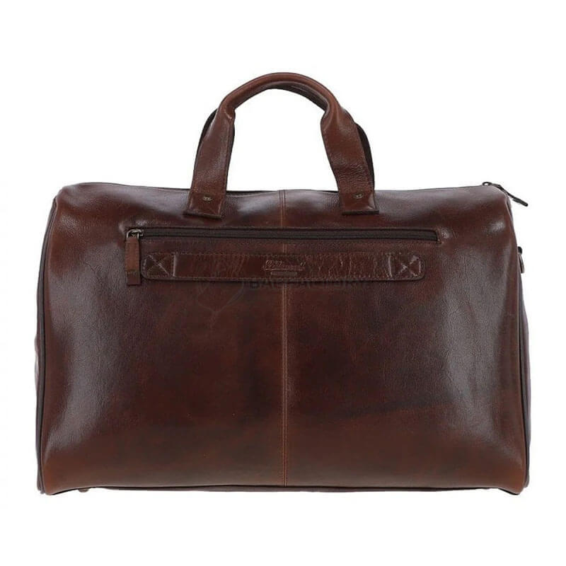 Дорожная кожаная сумка Ashwood 8150 Brown 36л (8150 BROWN)