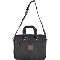 Мужская кожаная сумка Ashwood F83 Black/Mud (F83 BLACK/MUD)