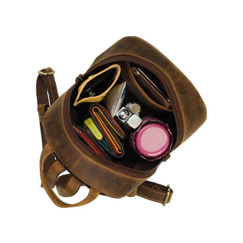 Городской кожаный рюкзак Visconti S46 Molly Oil Tan (S46 OIL TAN)