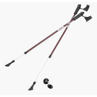 Палки для скандинавской ходьбы Silva Walking Poles 105-140 см Red (SLV 38125)