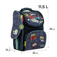 Школьный каркасный рюкзак Kite Education 501 HW Hot Wheels 11.5 л (HW24-501S)