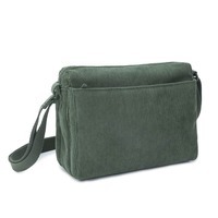 Женская сумка через плечо Hedgren Inner City Eye 3.5 л Corduroy Duck Green (HIC176/876-09)