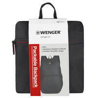 Городской рюкзак Wenger Travel Accessories Black складной 25л (Wt611882)