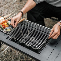 Стол для барбекю стальной Naturehike CNK2300CW014 черный (6976023923289)