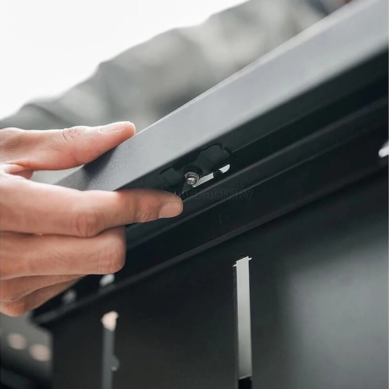 Стол для барбекю стальной Naturehike CNK2300CW014 черный (6976023923289)