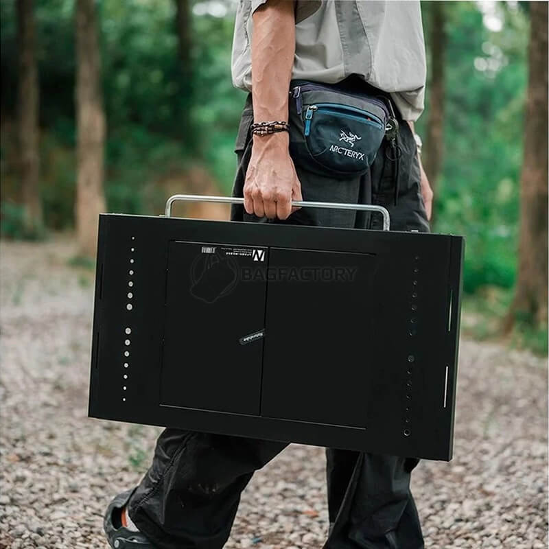 Стол для барбекю стальной Naturehike CNK2300CW014 черный (6976023923289)