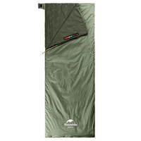 Спальный мешок Naturehike Summer LW180 NH21MSD09 правый 15°C XL 205 см зеленый (6927595777961-R)