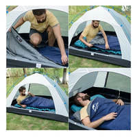 Спальный мешок Naturehike LW180 NH21MSD04 левый 15°C М 190 см синий (6927595788165-L)