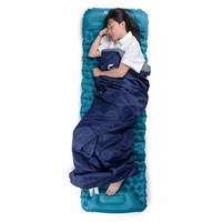 Спальный мешок Naturehike LW180 NH21MSD04 левый 15°C М 190 см синий (6927595788165-L)