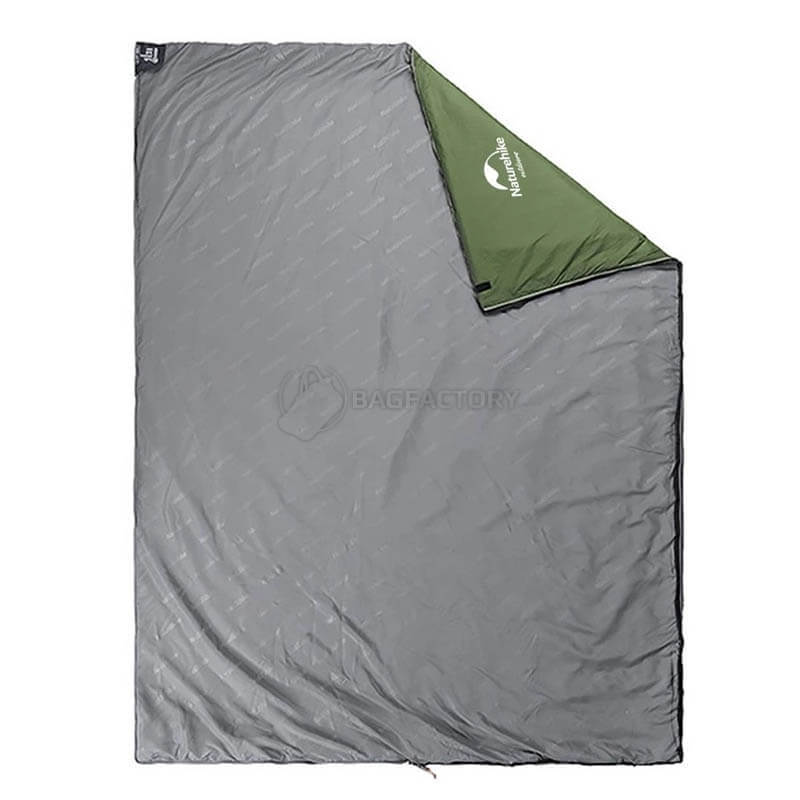 Спальный мешок Naturehike LW180 NH21MSD04 левый 15°C XL 205 см темно-зеленый (6927595786956-L)