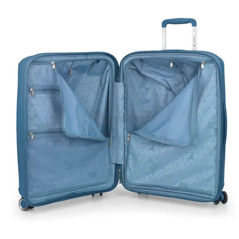 Чемодан на 4-х колесах Gabol Queens M 72/80 л Azul (931358)