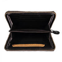 Кошелек женский Ashwood D80 Black винтажный (D80 BLK)