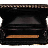 Кошелек женский Ashwood D80 Black винтажный (D80 BLK)