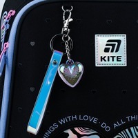 Школьный каркасный рюкзак Kite Education 531 Love is Черный 15л (K25-531M-2)