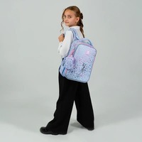 Школьный каркасный рюкзак Kite Education 531 Shiny Голубой 15л (K25-531M-1)