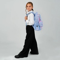 Школьный каркасный рюкзак Kite Education 531 Shiny Голубой 15л (K25-531M-1)