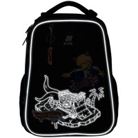 Школьный каркасный рюкзак Kite Education 531 HW Черный 15л (HW25-531M)