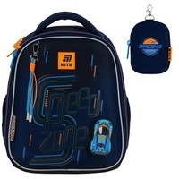 Школьный каркасный рюкзак Kite Education 555 Speed ​​Zone Синий 14л (K25-555S-3)