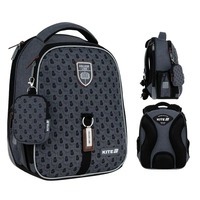 Школьный каркасный рюкзак Kite Education 555 College Line Boy Серый 14л (K25-555S-1)