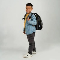 Школьный каркасный рюкзак Kite Education 555 DC Черный 14л (DC25-555S)