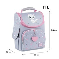 Школьный каркасный рюкзак GoPack Education 5001S-3 Kitten Princess 11л (GO25-5001S-3)