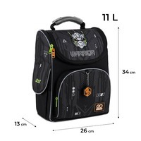 Школьный каркасный рюкзак GoPack Education 5001S-8 Warrior 11л (GO25-5001S-8)