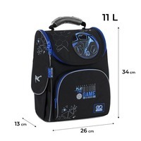 Школьный каркасный рюкзак GoPack Education 5001S-5 Play The Game 11л (GO25-5001S-5)