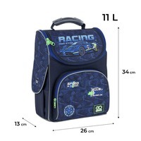 Школьный каркасный рюкзак GoPack Education 5001S-6 Racing 11л (GO25-5001S-6)