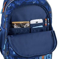 Школьный рюкзак GoPack Education 182M Crazy Skate 15л (GO25-182M-7)