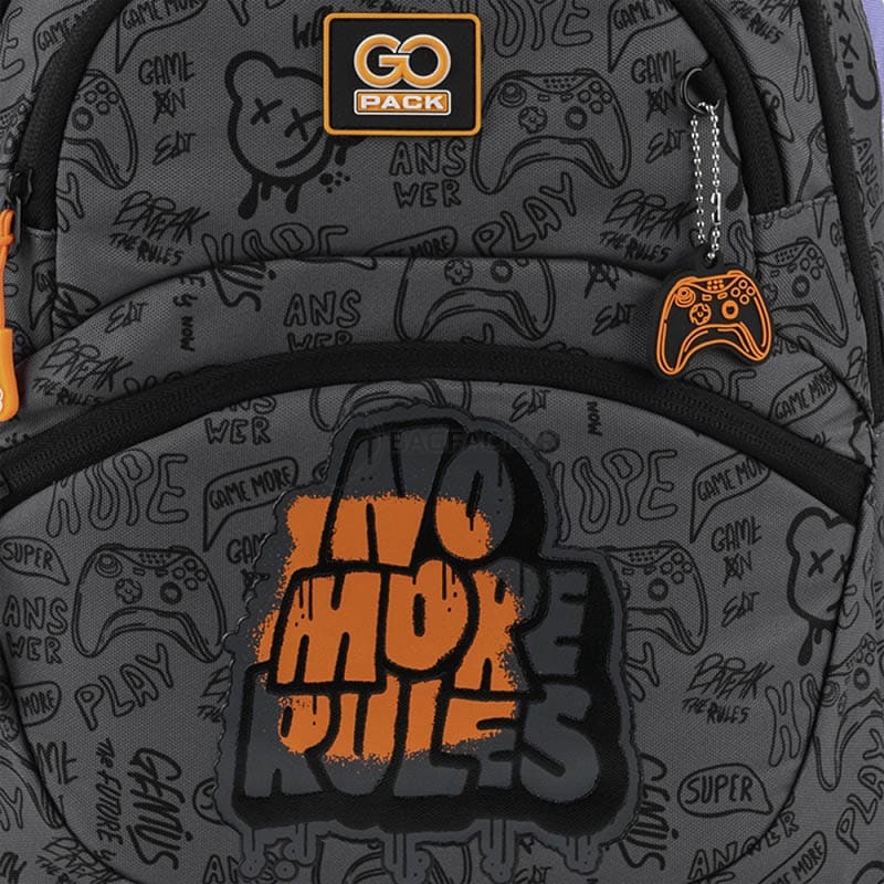Школьный рюкзак GoPack Education 175M-5 No More Rules 17л (GO25-175M-5)