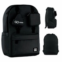 Городской подростковый рюкзак GoPack Education Teens 178 черный 19л (GO25-178L-1)