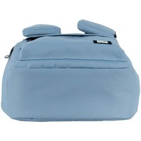 Городской подростковый рюкзак GoPack Education Teens 178 серо-голубой 19л (GO25-178L-3)
