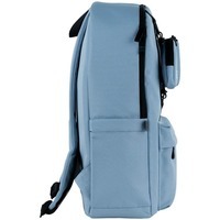 Городской подростковый рюкзак GoPack Education Teens 178 серо-голубой 19л (GO25-178L-3)