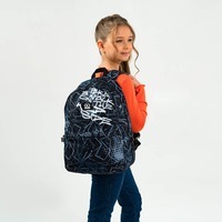 Городской подростковый рюкзак GoPack Education Teens 188M-1 принт 15л (GO25-188M-1)