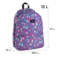 Городской подростковый рюкзак GoPack Education Teens 188M-2 принт 15л (GO25-188M-2)