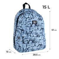Городской подростковый рюкзак GoPack Education Teens 188M-3 принт 15л (GO25-188M-3)