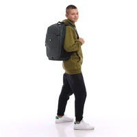 Городской рюкзак GoPack Education Teens 185 темно-серый 18л (GO25-185L-1)
