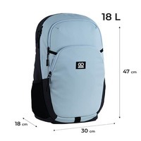 Городской рюкзак GoPack Education Teens 185 голубой 18л (GO25-185L-4)