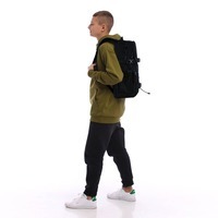 Городской рюкзак GoPack Education Teens 186 черный 20л (GO25-186L-1)